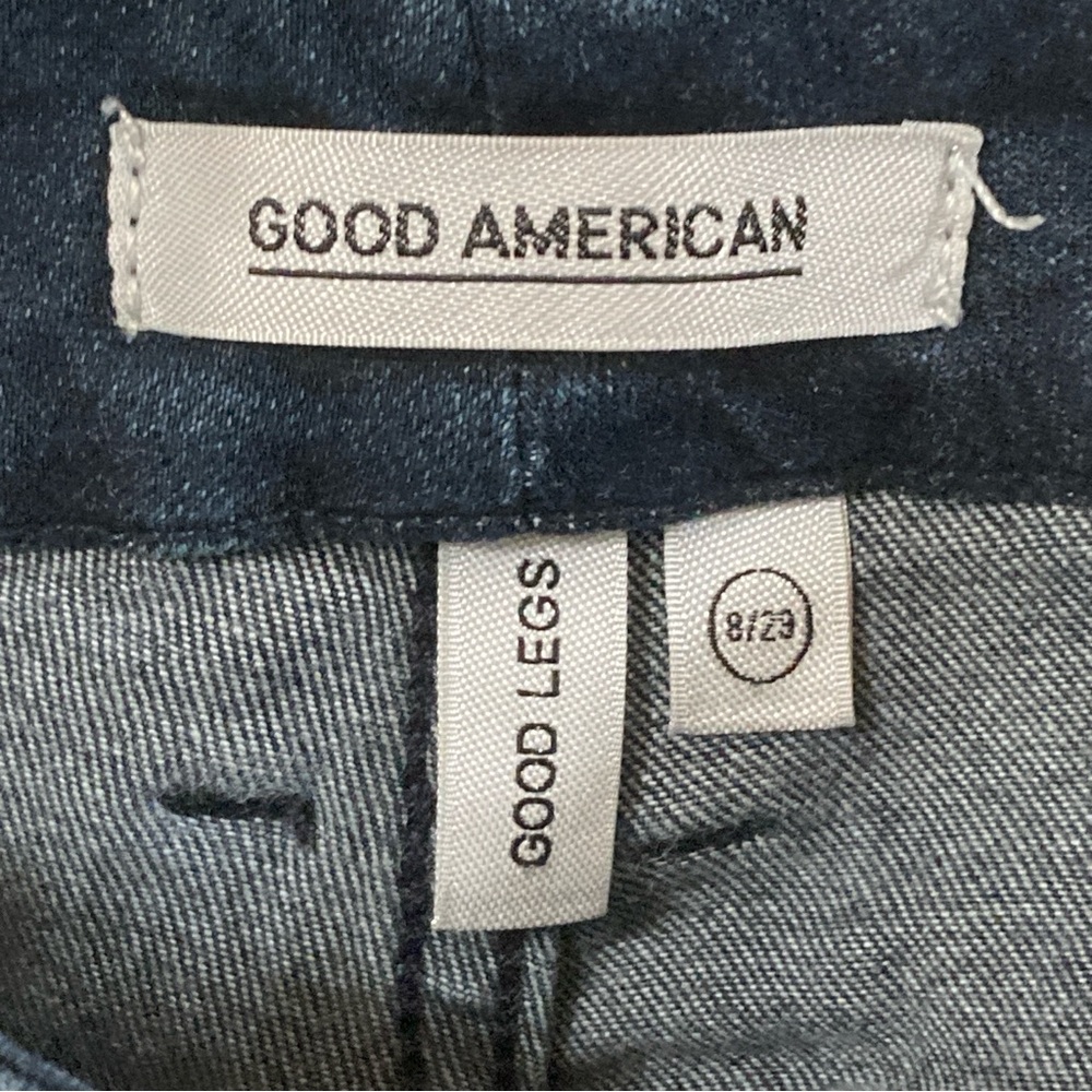 Good American Women’s Good Legs Jeans 8/29 Blue Skinny Jeans High Waist Stretch - Picture 5 of 16